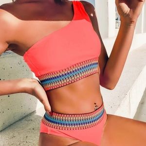 Pink Boho Bathing Suit/Bikini